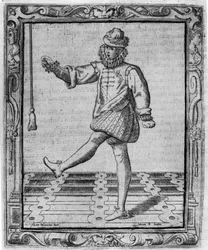 Höfischer Tänzer, Illustration aus 
